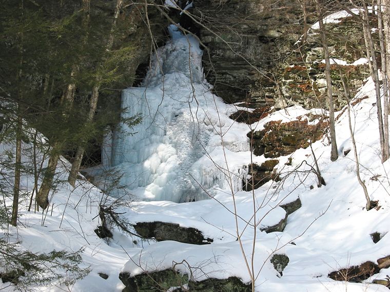 Buttermilk Falls (2/04) photo
