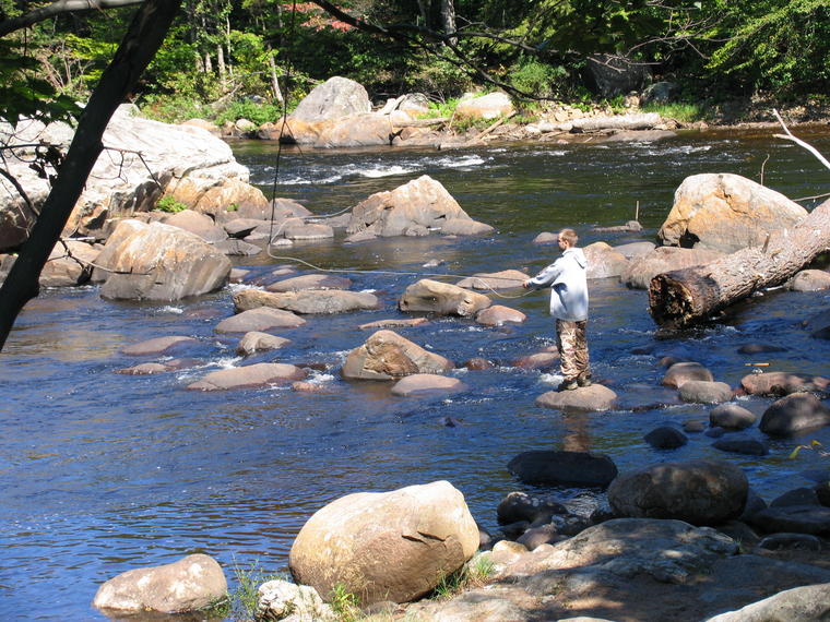 Fishing the Moose River photo