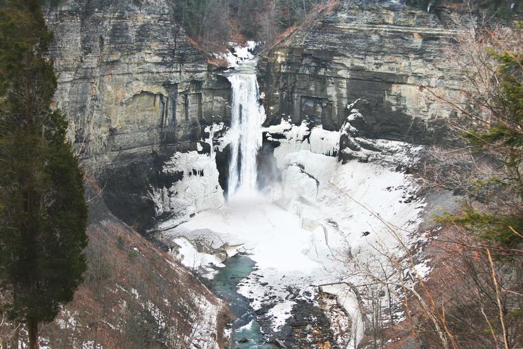 Taughannock Falls in March photo