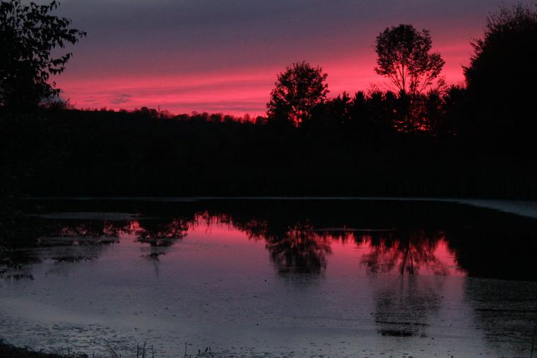 Sunset on Lake Eerie photo